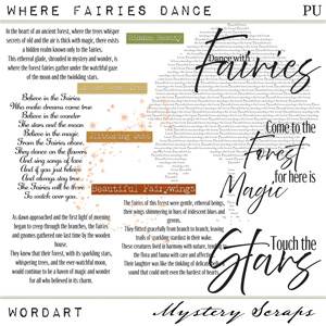 Where Fairies Dance Wordart by Mystery Scraps  