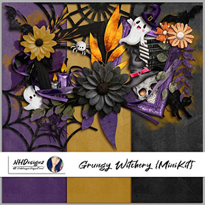 Grungy Witchery (mini kit) by NHDesignz