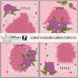 Winter Woodland Whimsy (templates) by NHDesignz
