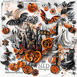 Halloween Quilling Kit