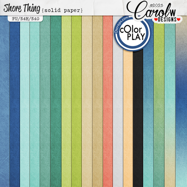 Shore Thing-Solid papers