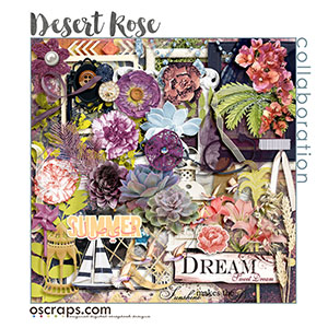 Desert Rose :: An Oscraps 2016 Collaboration