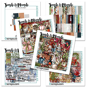 Jingle and Mingle Oscraps Collab Mega Kit