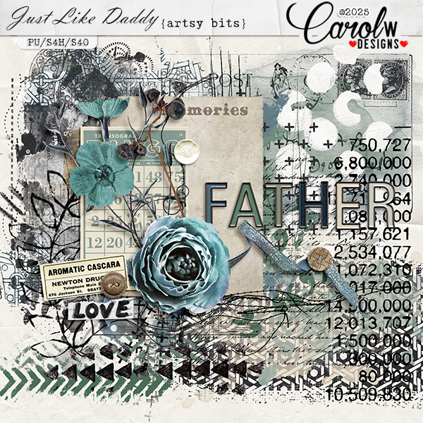 Just Like Daddy-Artsy bits