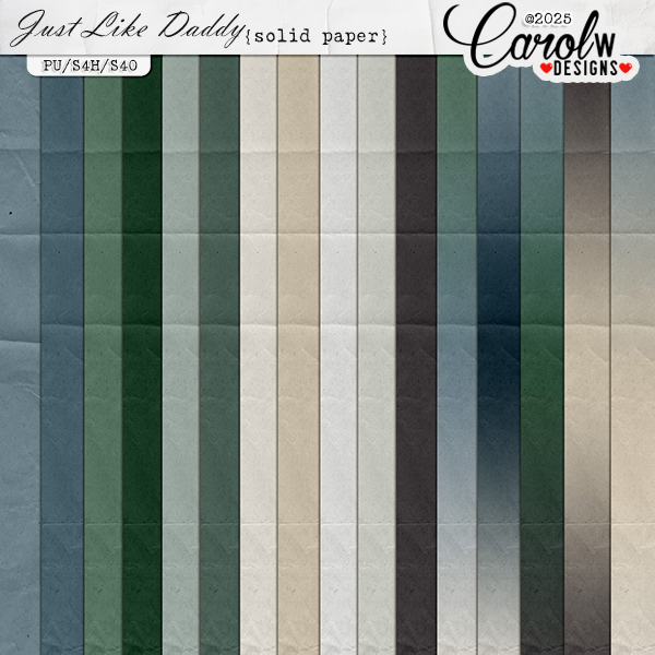 Just Like Daddy-Solid papers