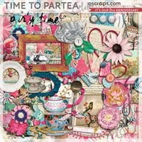 Time To ParTea - An Oscraps 2014 Collaborative Kit