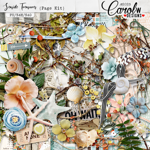 Seaside Treasures-Page Kit