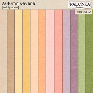 Autumn Reverie Solid Papers