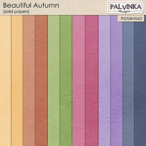 Beautiful Autumn Solid Papers