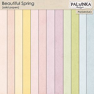 Beautiful Spring Solid Papers