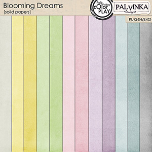Blooming Dreams Solid Papers
