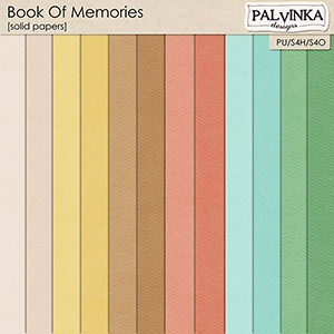 Book Of Memories Solid Papers