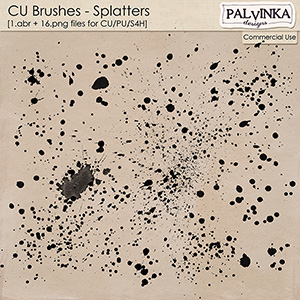 CU Brushes - Splatters