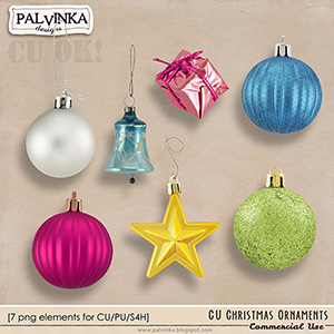 CU Christmas Ornaments