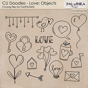 CU Doodles - Love Objects