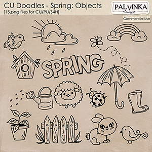 CU Doodles - Spring Objects