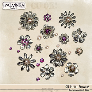 CU Metal Flowers