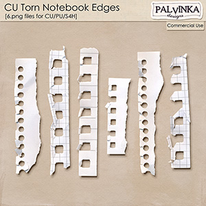 CU Torn Notebook Edges