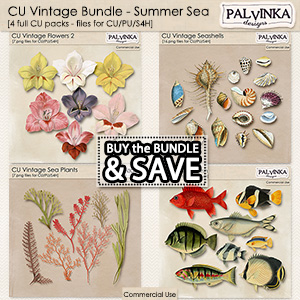 CU Vintage Bundle - Summer Sea