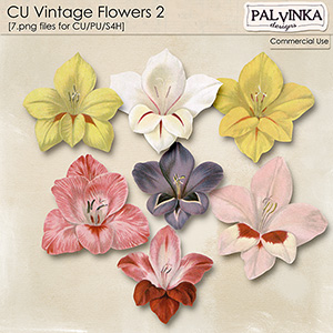 CU Vintage Flowers 2