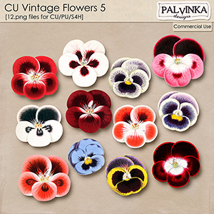 CU Vintage Flowers 5