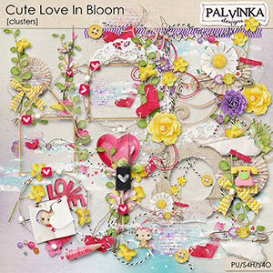 Cute Love In Bloom Clusters