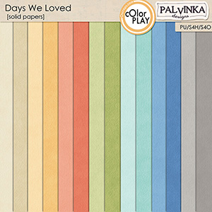 Days We Loved Solid Papers