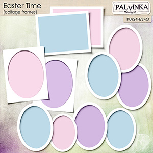 Easter Time Collage Frames