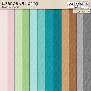 Essence Of Spring Solid Papers
