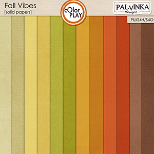 Fall Vibes Solid Papers
