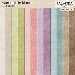 Moments In Bloom Solid Papers