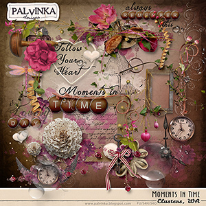 Moments In Time Clusters & Word Art
