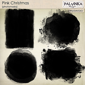 Pink Christmas Photomasks