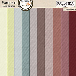 Pumpkin Solid Papers