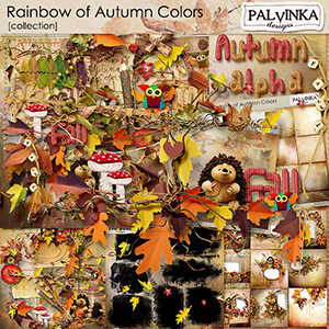 Rainbow of Autumn Colors Collection