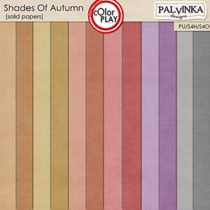 Shades Of Autumn Solid Papers