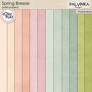 Spring Breeze Solid Papers