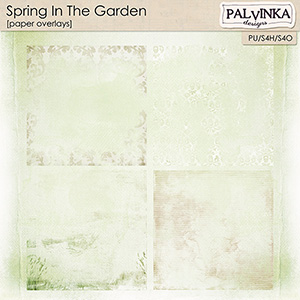 Spring In The Garden Paper Overlays