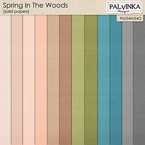Spring In The Woods Solid Papers