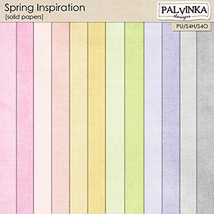 Spring Inspiration Solid Papers