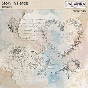 Story In Petals Stamps