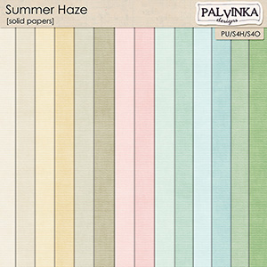 Summer Haze Solid Papers