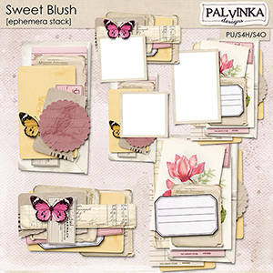 Sweet Blush Ephemera Stack