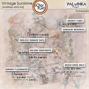 Vintage Sunshine Overlays and WA
