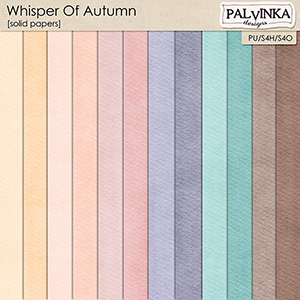 Whisper Of Autumn Solid Papers