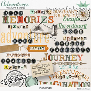 ADVENTURES Word art & more