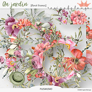 AU JARDIN FLORAL FRAMES