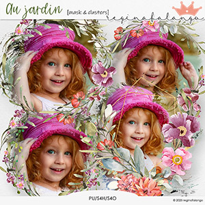 AU JARDIN MASK & CLUSTERS