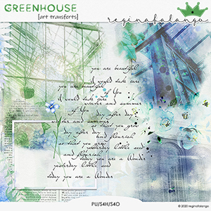 GREENHOUSE ART TRANSFERTS