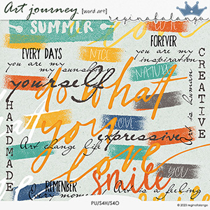 ART JOURNEY WORD ART